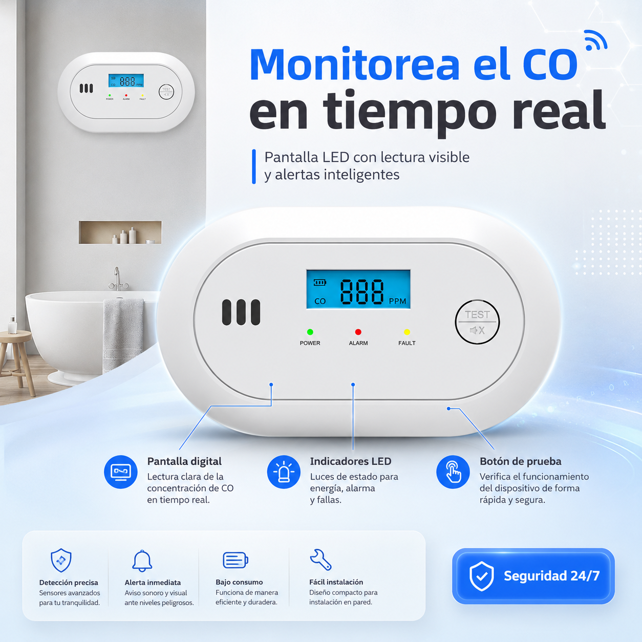 Detector de Monóxido de Carbono