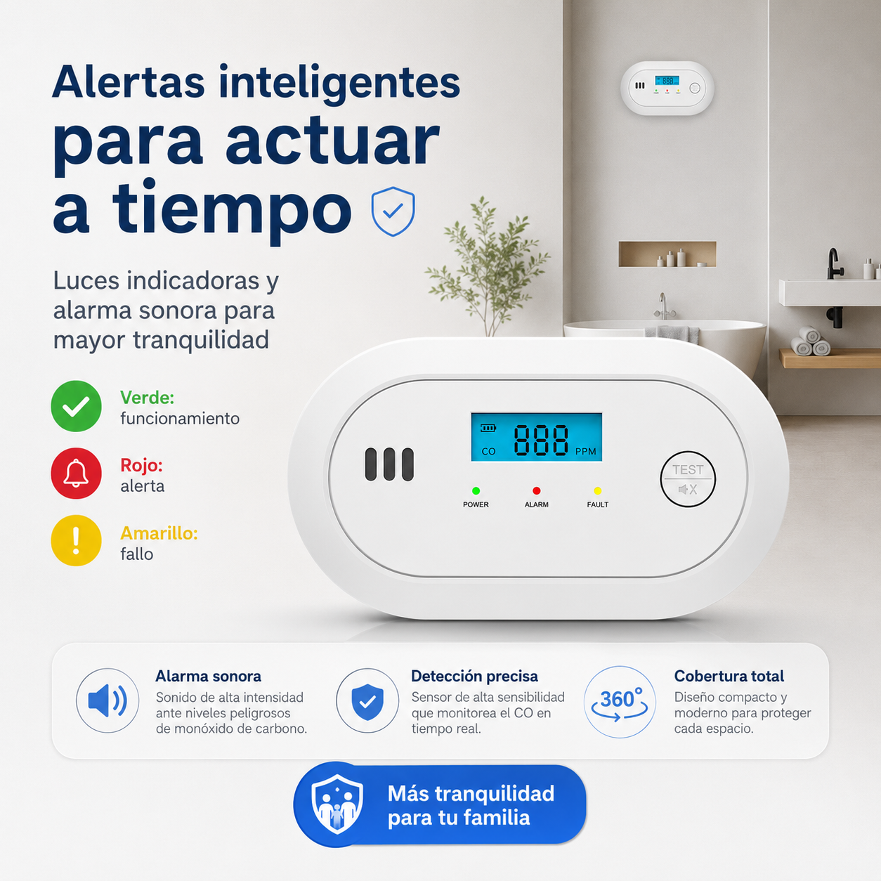 Detector de Monóxido de Carbono