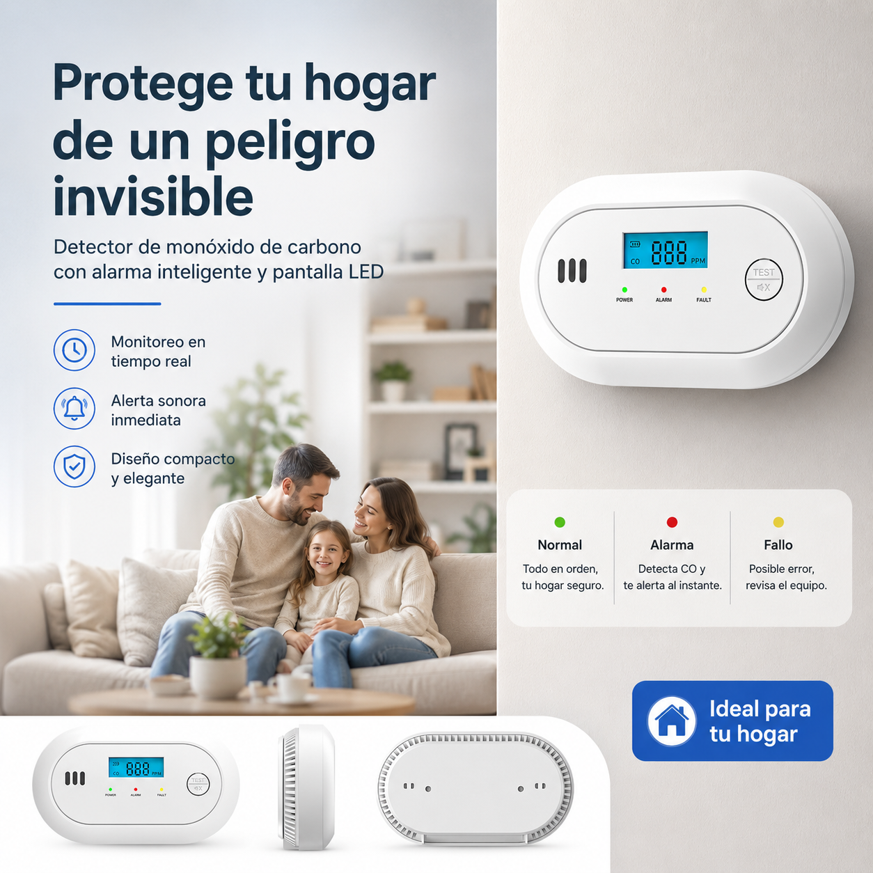 Detector de Monóxido de Carbono