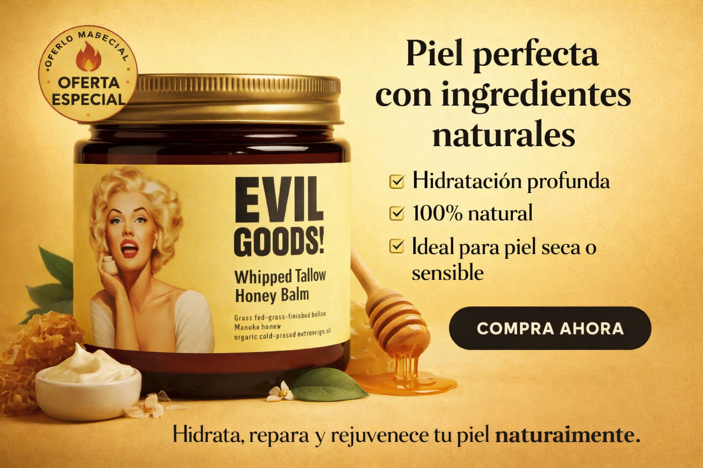 CREMA DE SEBO DE RES EVIL GOODS!