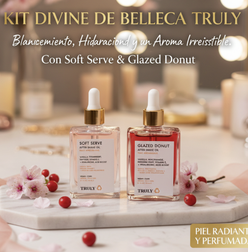 KIT TRULY + HIDRATANTE (ROSADO Y MORADO)